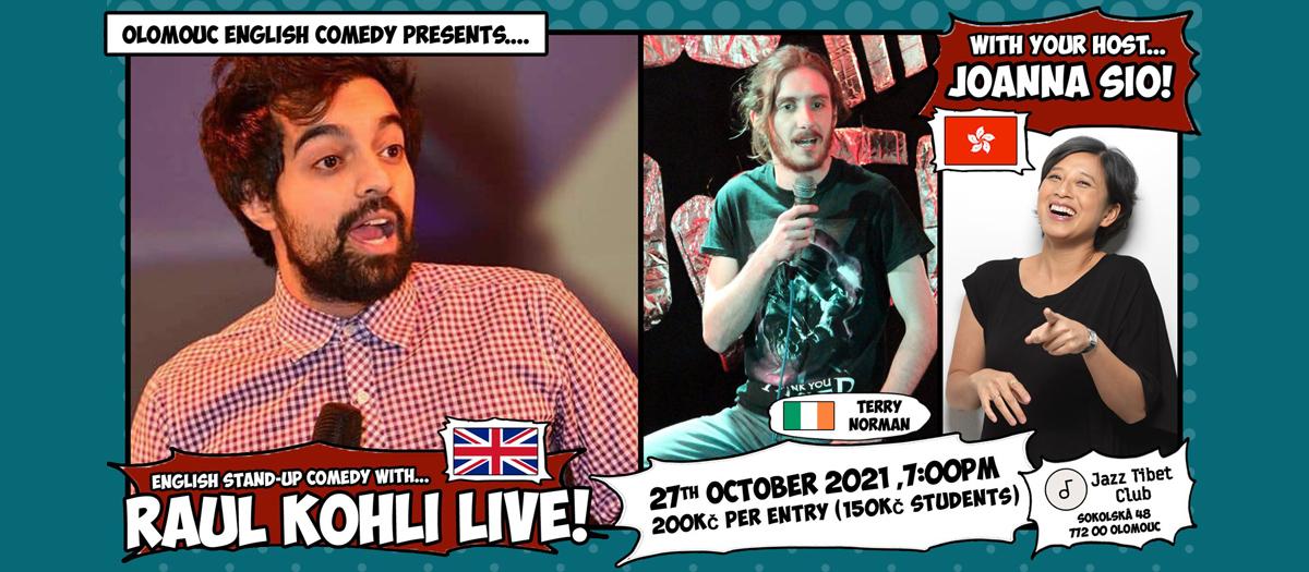 Olomouc English Comedy presents Raul Kohli (UK) LIVE!