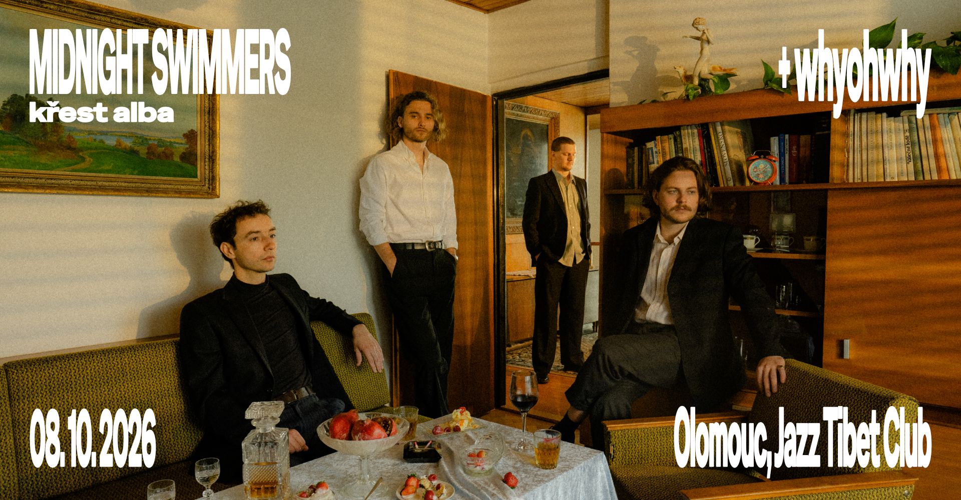 VEČERY V JAZZU - Midnight Swimmers (křest alba) + whyowhy